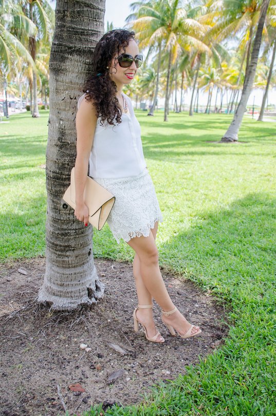 Summer Monochromatic White OOTD